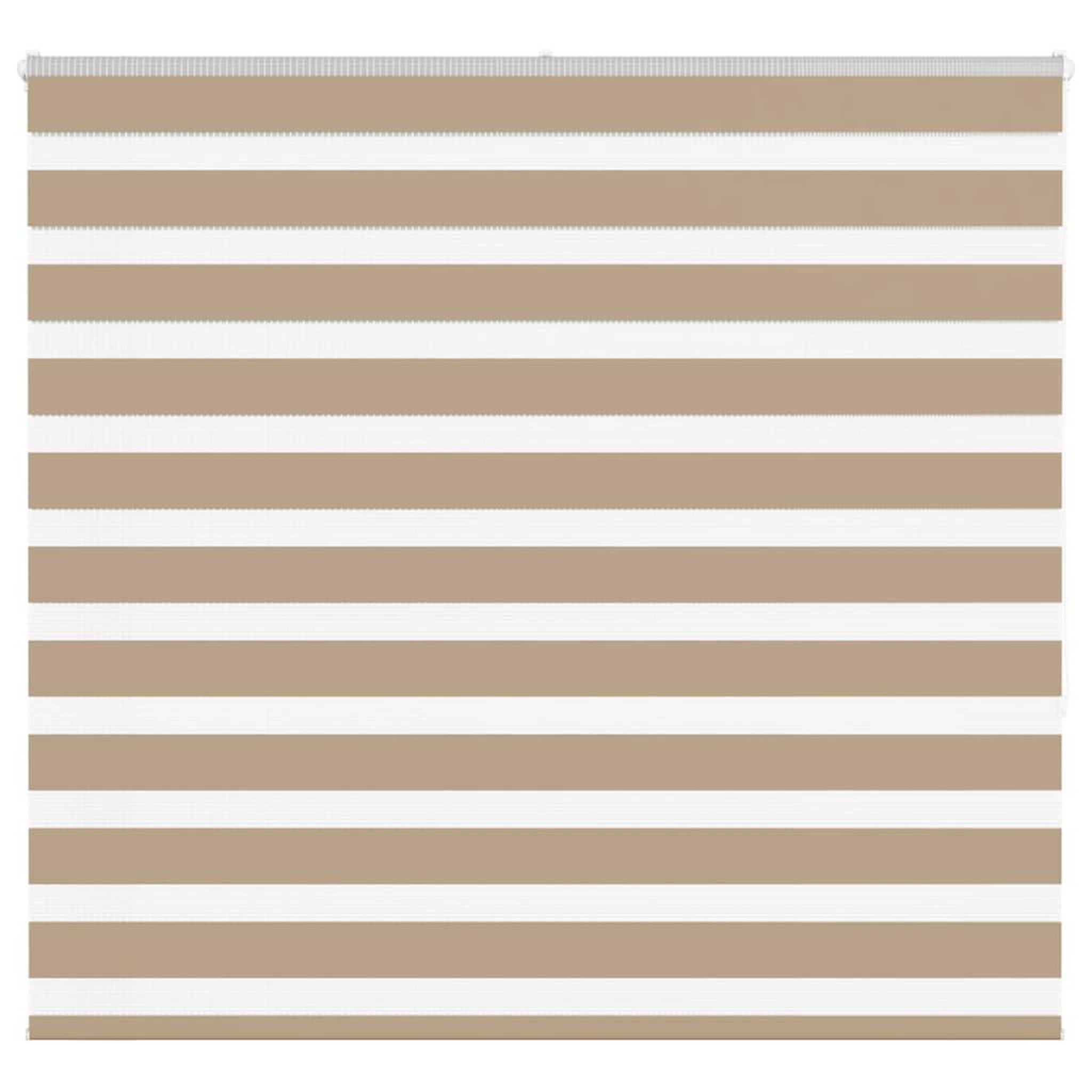 VIDAXL Store zebre marron sable largeur du tissu 160,9 cm polyester