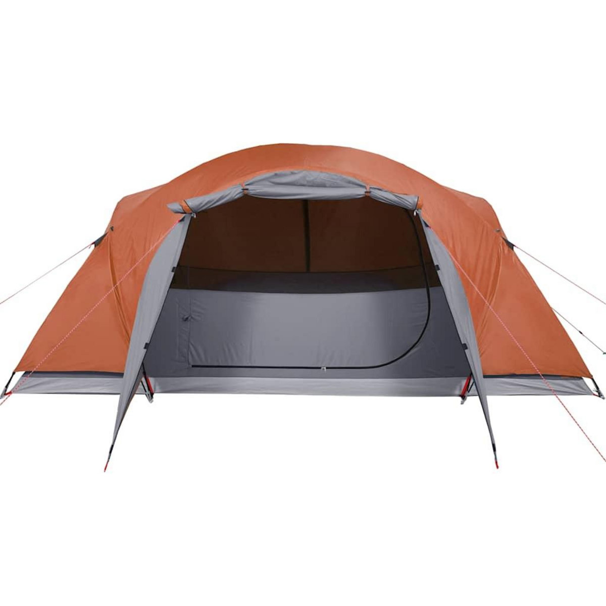 VIDAXL Tente familiale Crossvent 8 personnes orange impermeable