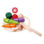 CLASSIC WORLD Classic World Wooden Cutting Vegetables with Knife and Cutting Board 2825