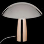 Voir la diapositive 4 : ATMOSPHERA Lampe à Poser Champignon  Omia  36cm Argent