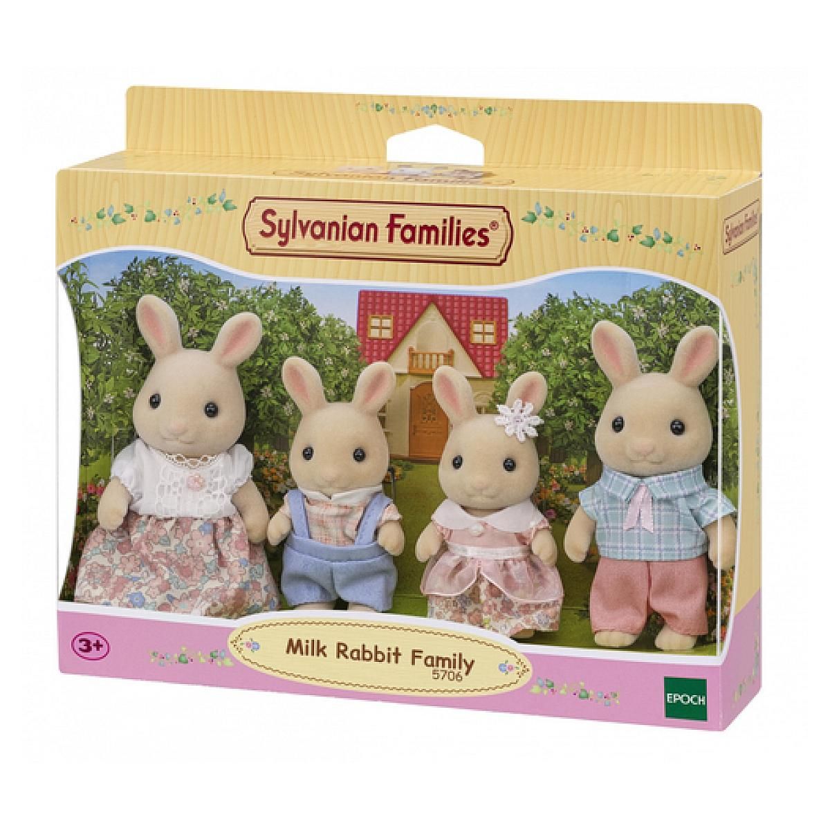 Sylvanian Families 5706 La famille lapin creme