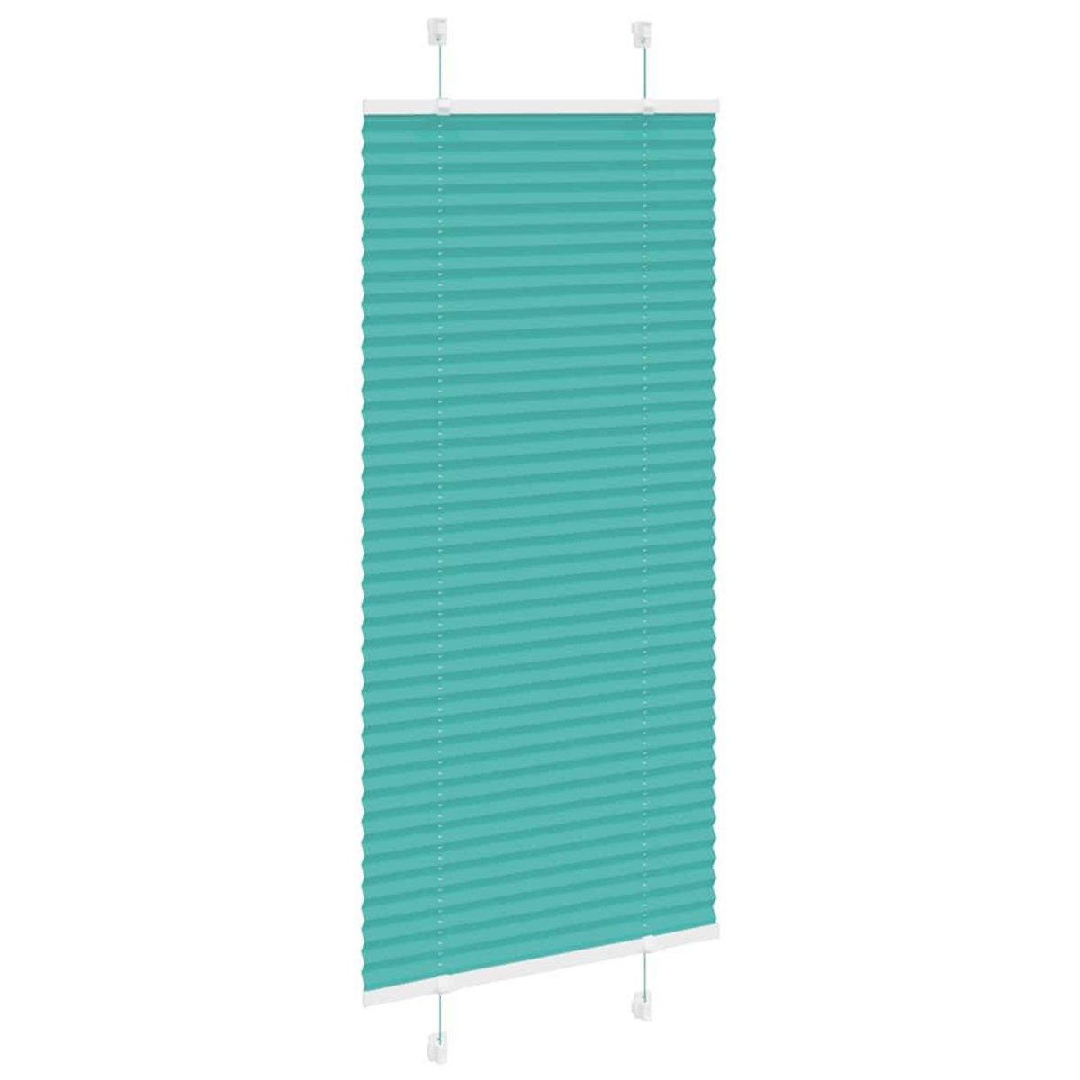 VIDAXL Store plisse vert petrole 60x150 cm largeur du tissu 59,4 cm