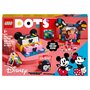 LEGO Dots 41964 Boîte créative La rentrée de Mickey et Minnie, 6 en 1, Rangement, Cadre Photo, Porte-clés, Bloc-notes, Fournitures Scolaires