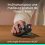 Voir la diapositive 3 : Logitech Souris sans fil rechargeable MX Ergo S
