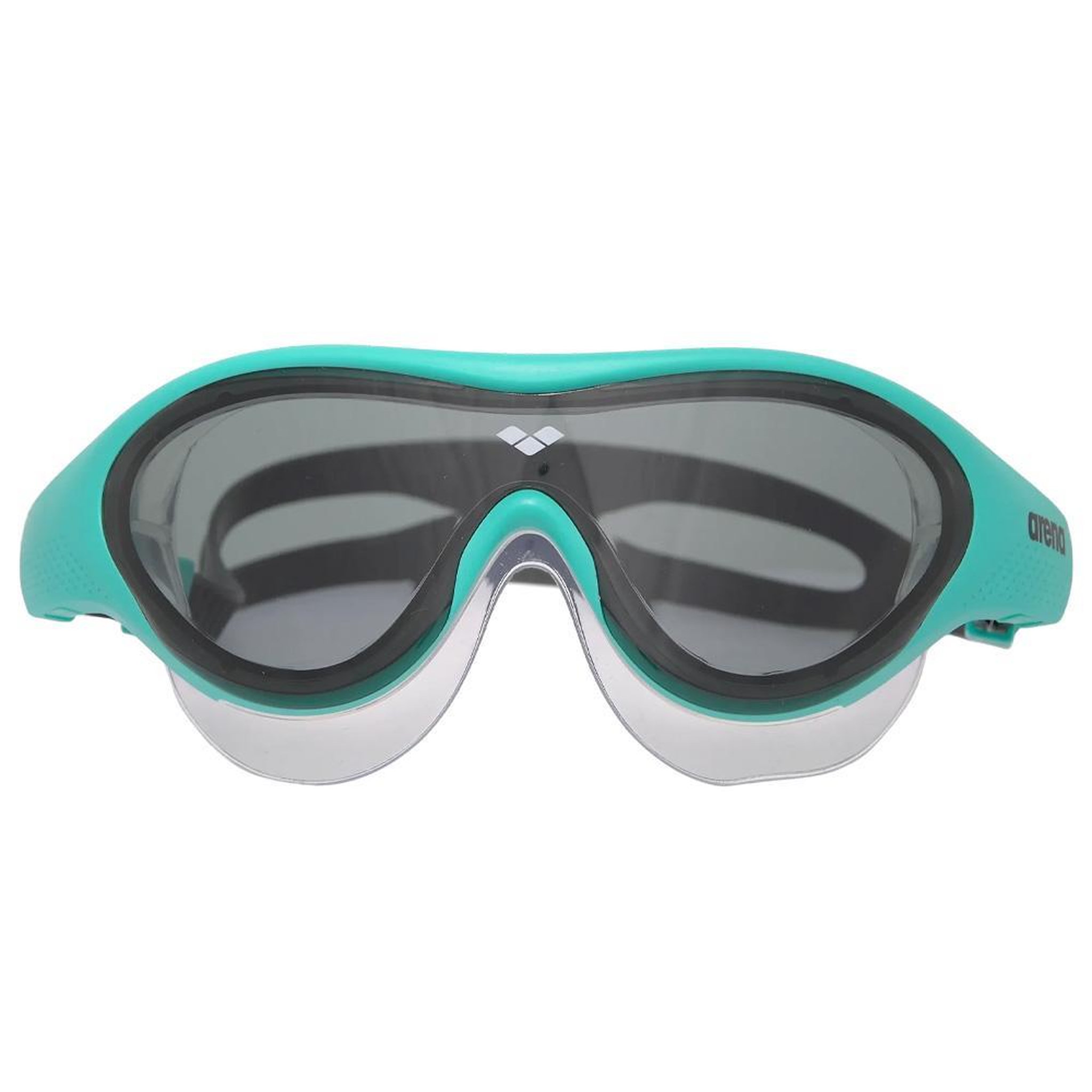 Voir la diapositive 1 : ARENA Lunette de natation vert garçon/fille arena the one mask