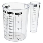 FIVE Verre Doseur  Double  18cm Transparent