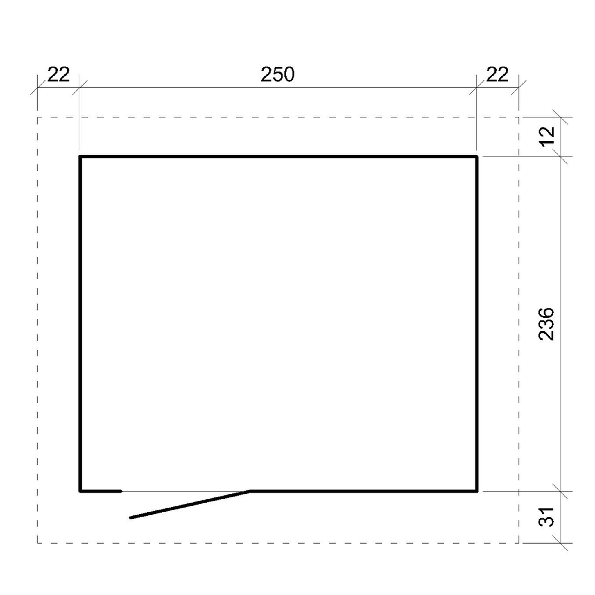 Voir la diapositive 6 : TIMBELA Abri de Jardin Qualité Premium 6m² L294xL279xH237cm avec sol, bardeaux bitumineux M903