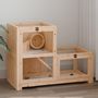 Voir la diapositive 2 : VIDAXL Cage a hamster 81x40x60 cm bois massif de sapin