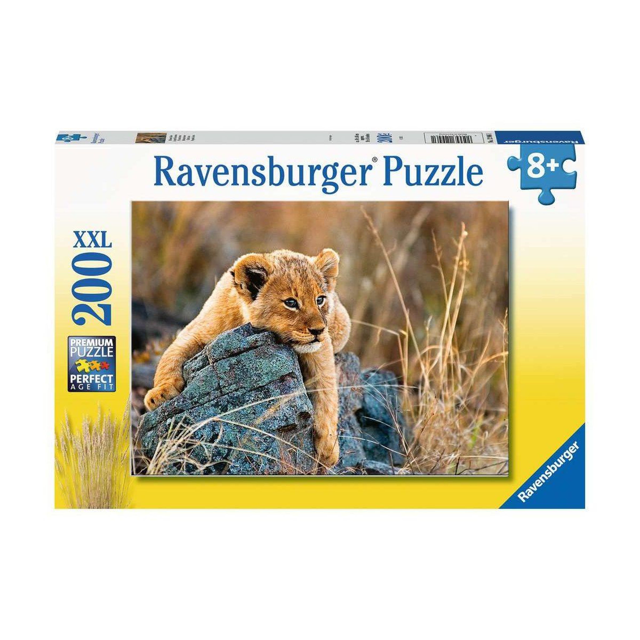 Voir la diapositive 2 : RAVENSBURGER Puzzle 200 p xxl - le petit lionceau