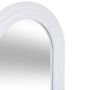 Voir la diapositive 2 : ATMOSPHERA Miroir Mural en Bois  Emily  55cm Blanc