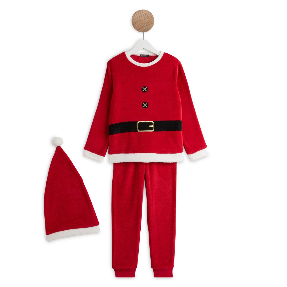 INEXTENSO Ensemble pyjama velours de noël garçon