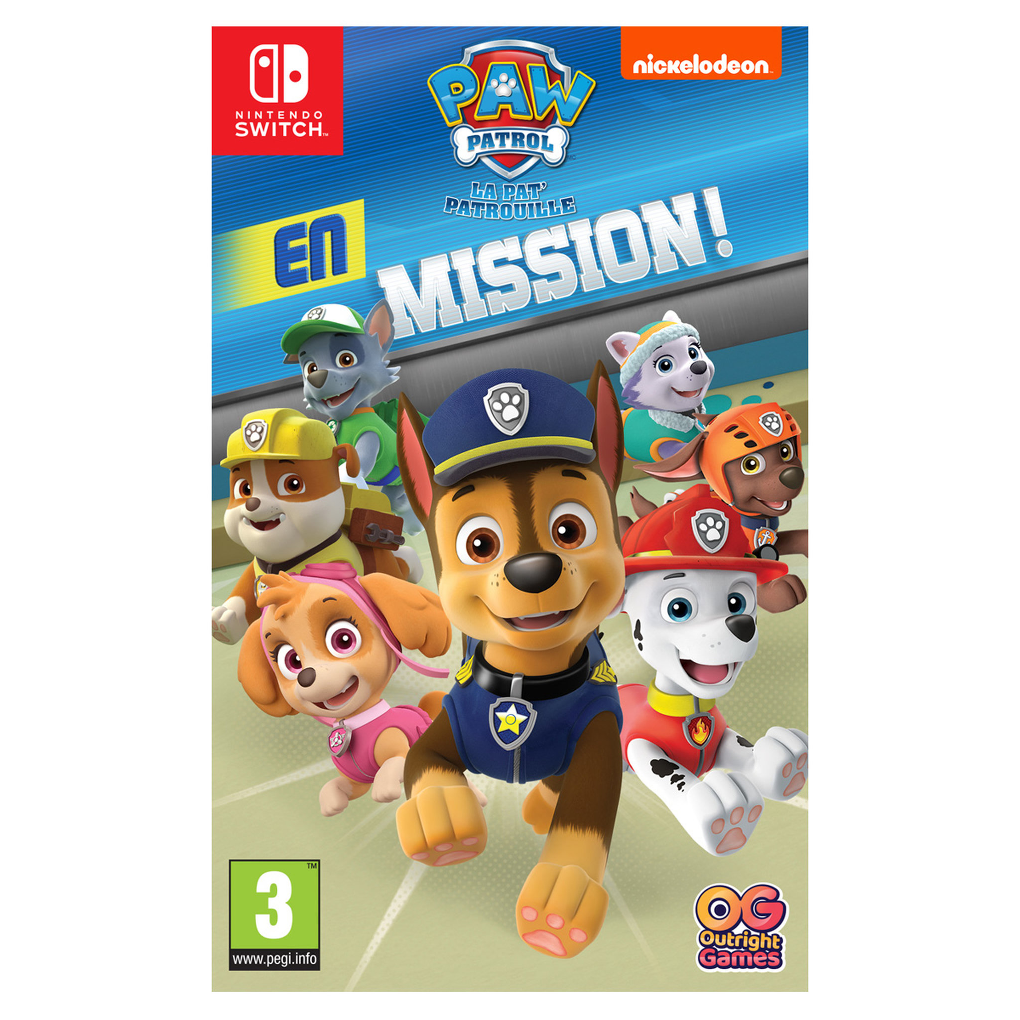 Voir la diapositive 2 : Namco Pat' Patrouille en Mission + Housse Nintendo Switch
