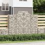 Voir la diapositive 1 : VIDAXL Paniers a gabions arques 3 pcs 200x50x160/180 cm Fer galvanise