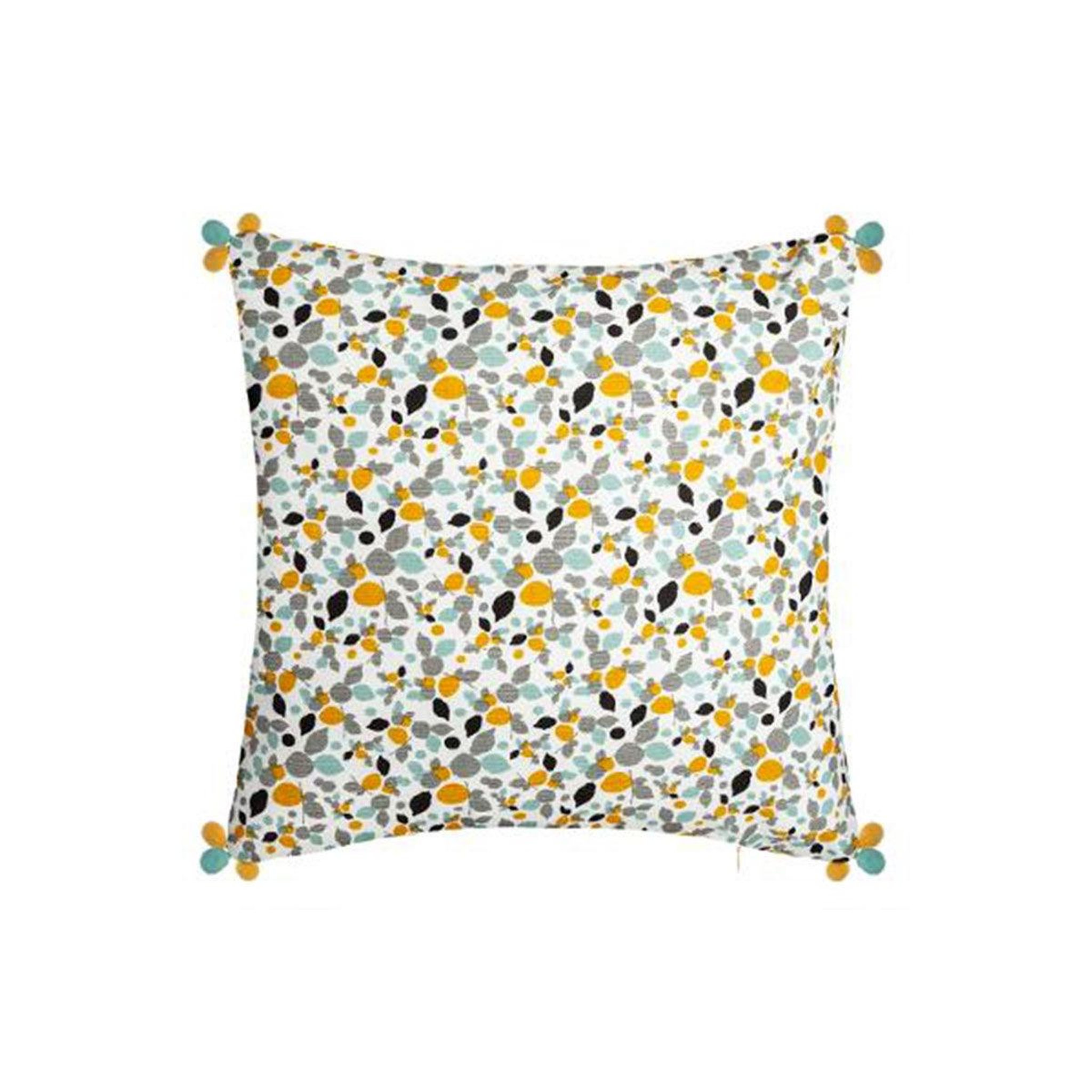 ATMOSPHERA Housse de coussin imprimé  razzo  40x40cm ocre
