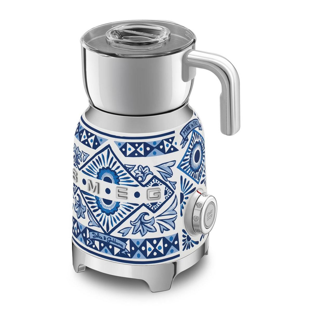SMEG Mousseur à lait 500w 0.6l blu mediterraneo - MFF01DGBEU