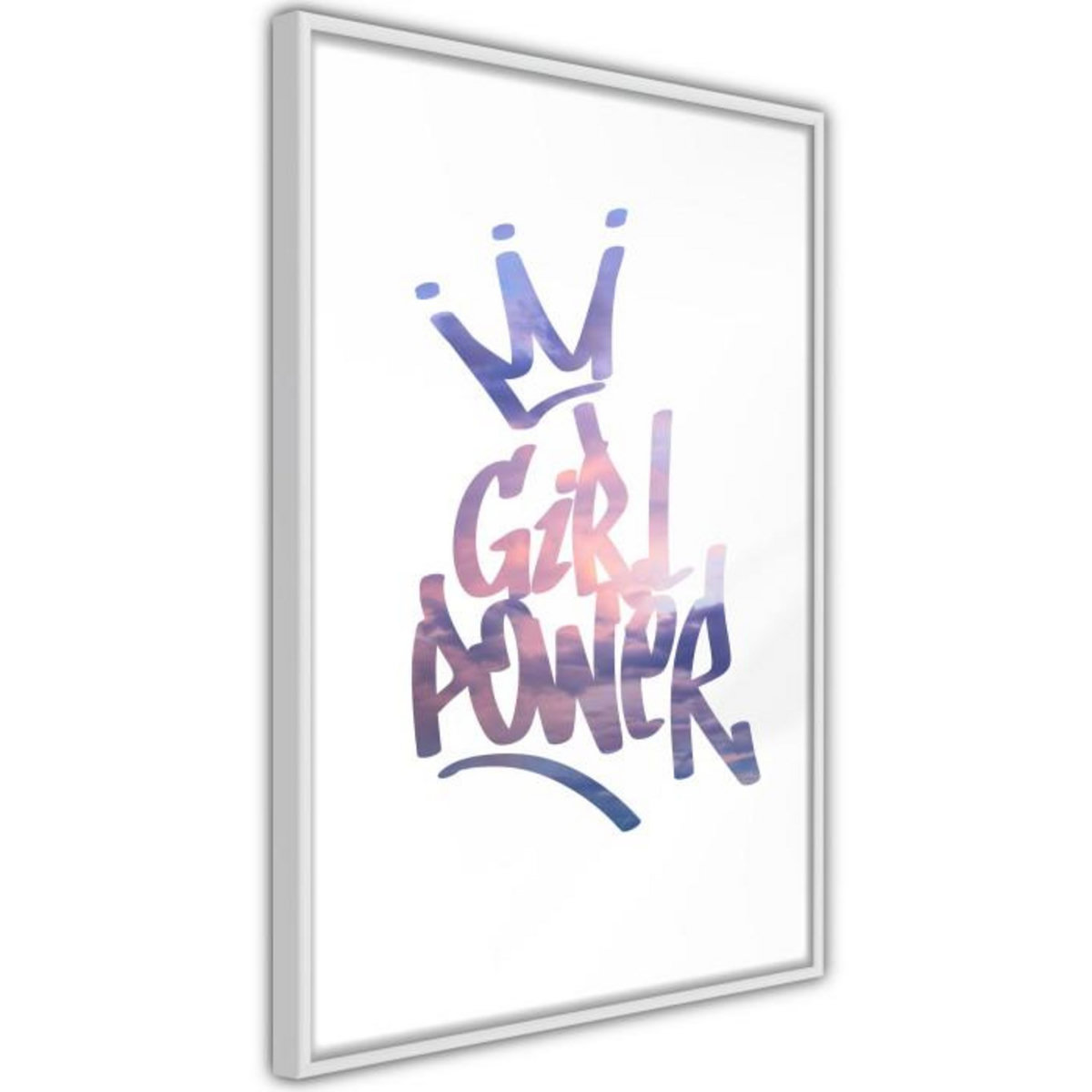 Paris Prix Affiche Murale Encadrée  Girl Power