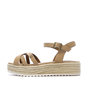 Voir la diapositive 1 : CHATTAWAK Sandales Taupe Femme Chattawak Summer