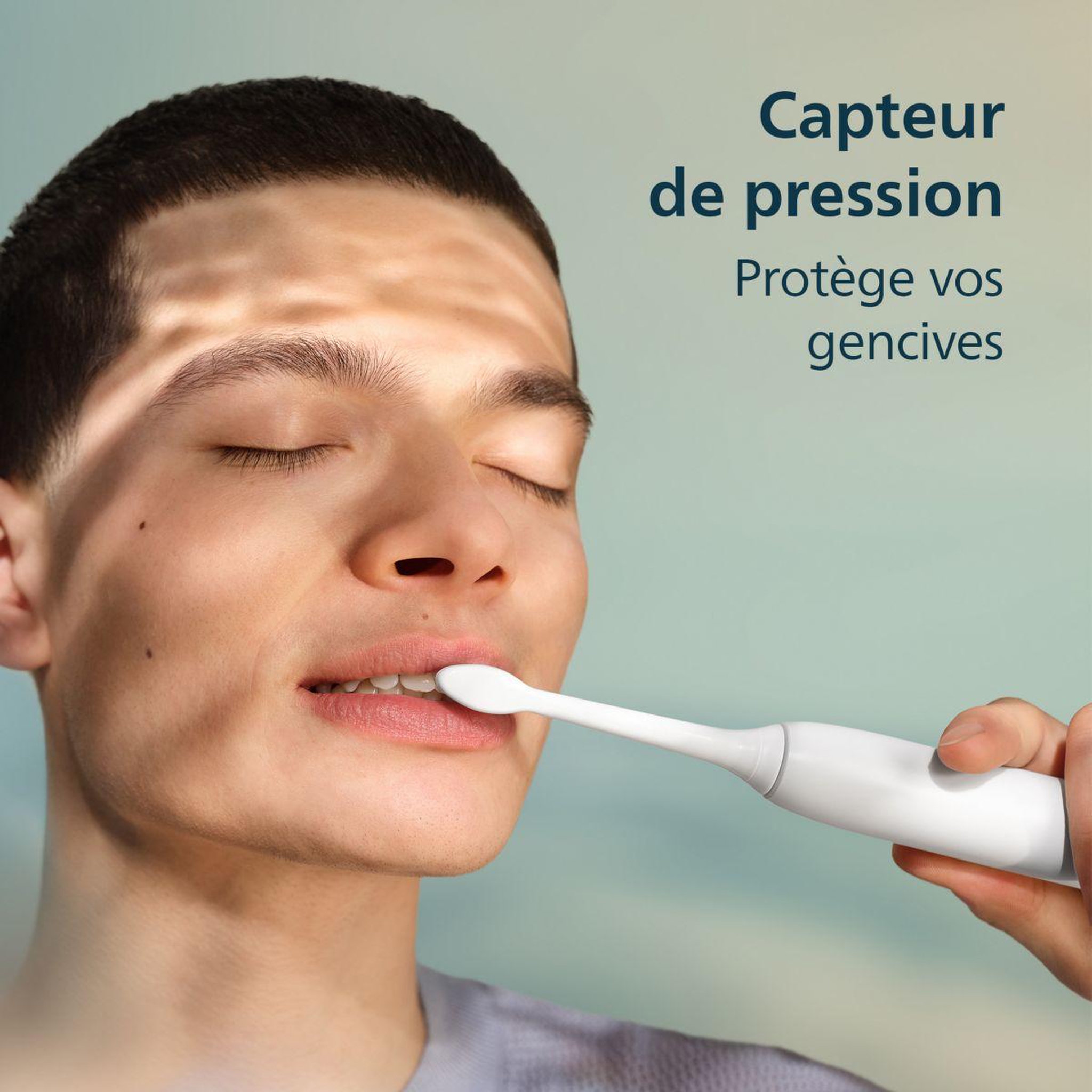 Voir la diapositive 3 : Philips Brosse à dents électrique hx4042/41 serie 4100 blanche