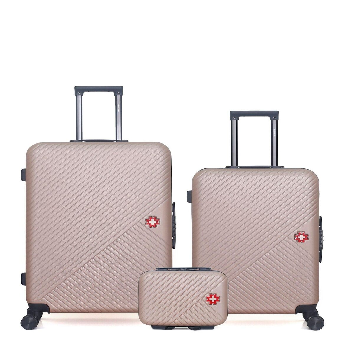 SWISS KOPPER SWISS KOPPER - LOT DE 3 - Valises grand format, weekend et vanity SPIEZ