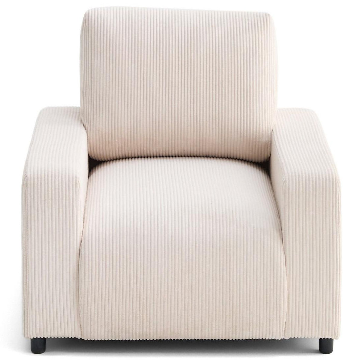 LISA DESIGN Pivoine - fauteuil en velours côtelé