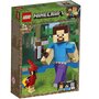 LEGO Minecraft 21148 - Steve Minecraft Bigfig avec perroquet