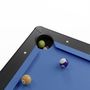 Voir la diapositive 5 : SOKKER Billard Américain convertible ALLIANCE 5FT - 183 x 102 cm avec accessoires et plateau dînatoire - Couleur Ebène
