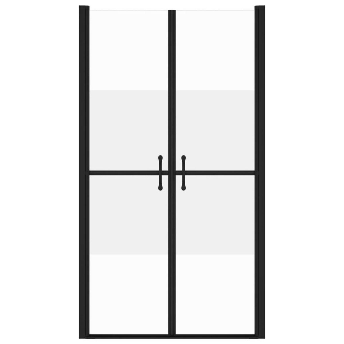VIDAXL Porte de douche ESG demi-depoli (68-71)x190 cm