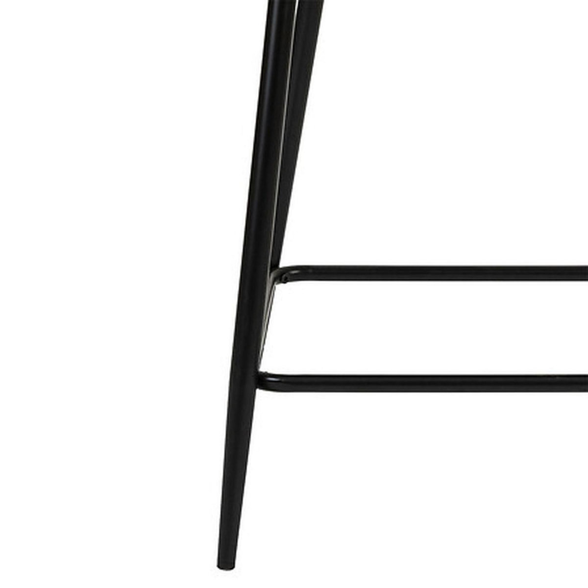 ATMOSPHERA Lot de 2 fauteuils de bar en velours MARLO - Beige