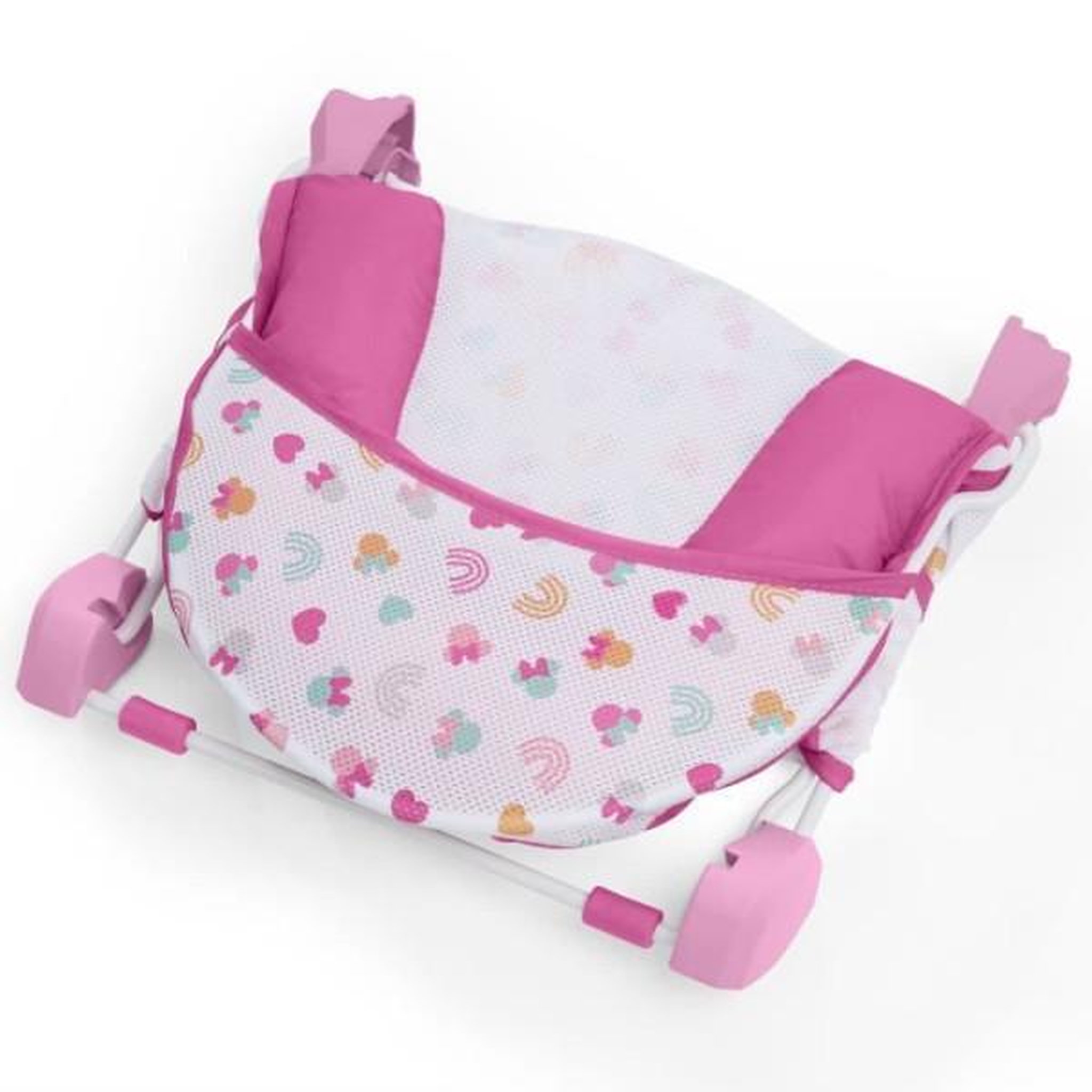 Voir la diapositive 4 : Bright Starts Transat - Anneau DISNEY BABY- MINNIE-  de bain pour bébé fille pliable rose