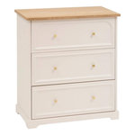 ATMOSPHERA Commode 3 Tiroirs  Mohéa  67cm Ivoire