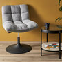 Voir la diapositive 2 : The Home Deco Factory Fauteuil de salon pivotant Askim