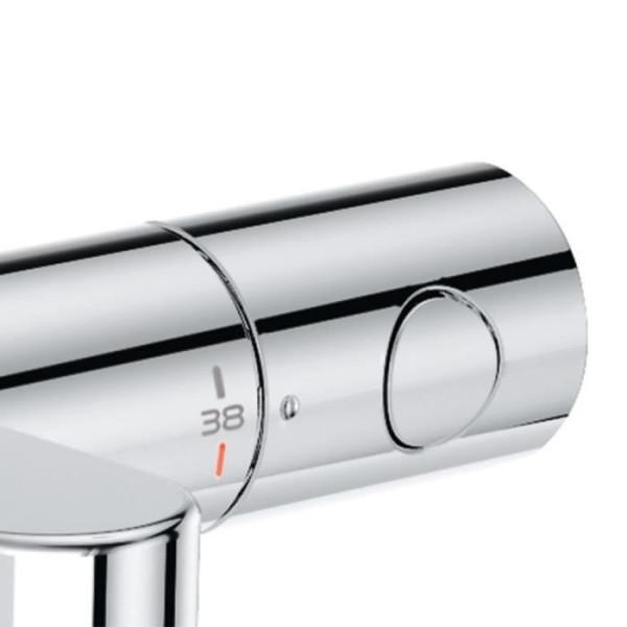 Voir la diapositive 6 : Grohe Mitigeur thermostatique bain douche grohe precision get - montage mural - chromé