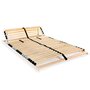 Voir la diapositive 1 : VIDAXL Sommier a lattes sans matelas avec 28 lattes 7 zones 120x200 cm