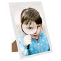 Voir la diapositive 2 : VIDAXL Collage de cadres photo 3 pcs de table Blanc 15x21 cm MDF