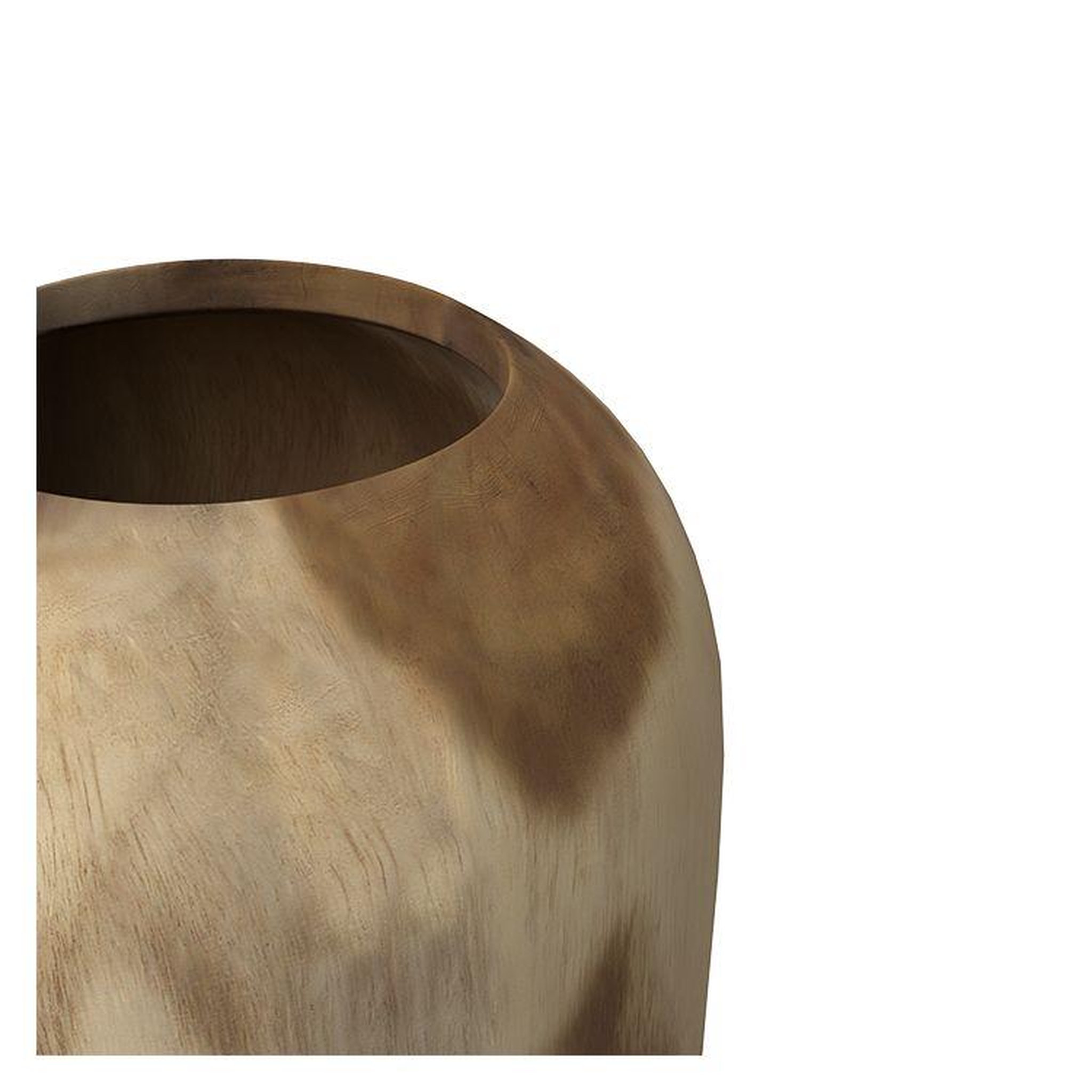 Voir la diapositive 6 : MAISON PAVANE Vase décoratif en bois de suar h60 cm-makkar