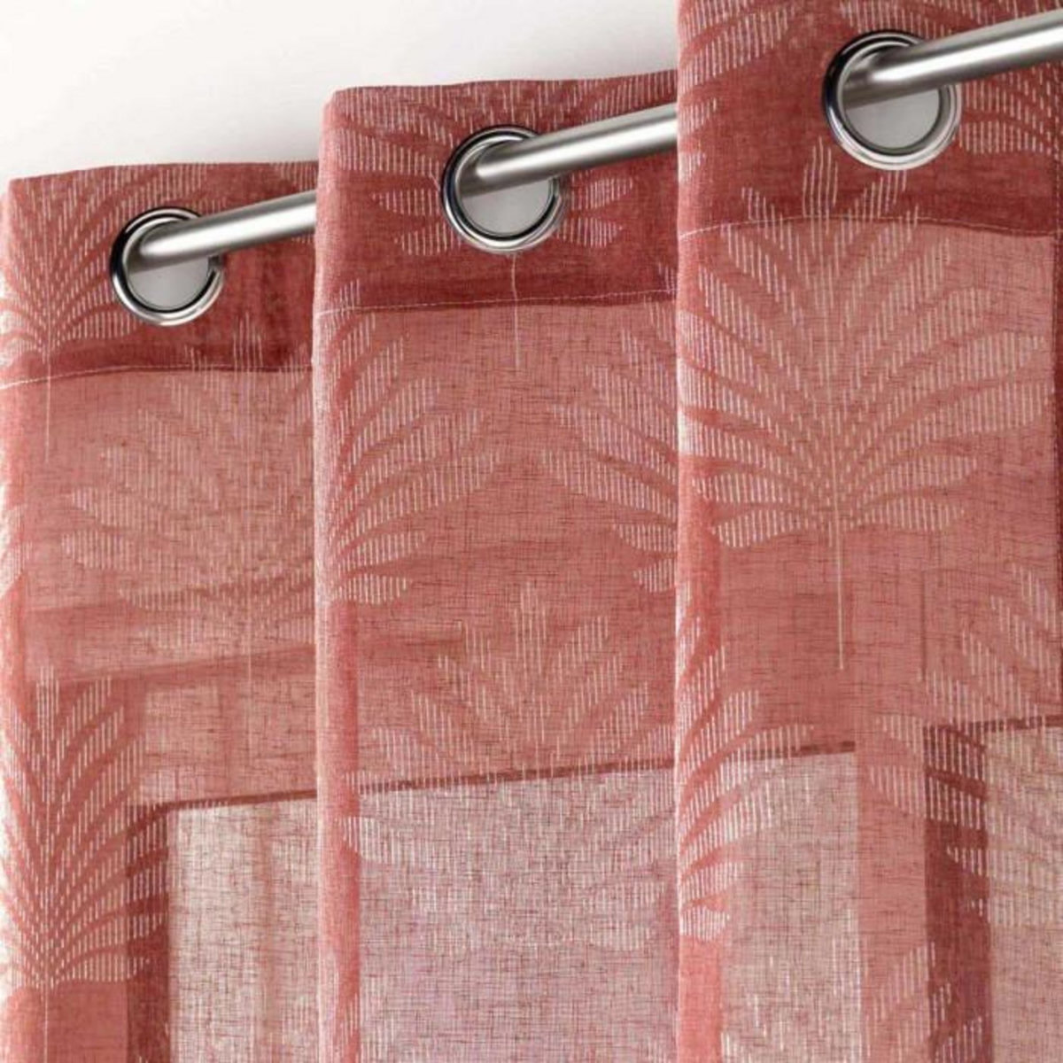 Paris Prix Rideau Voilage à Œillets  Levita  140x240cm Rose