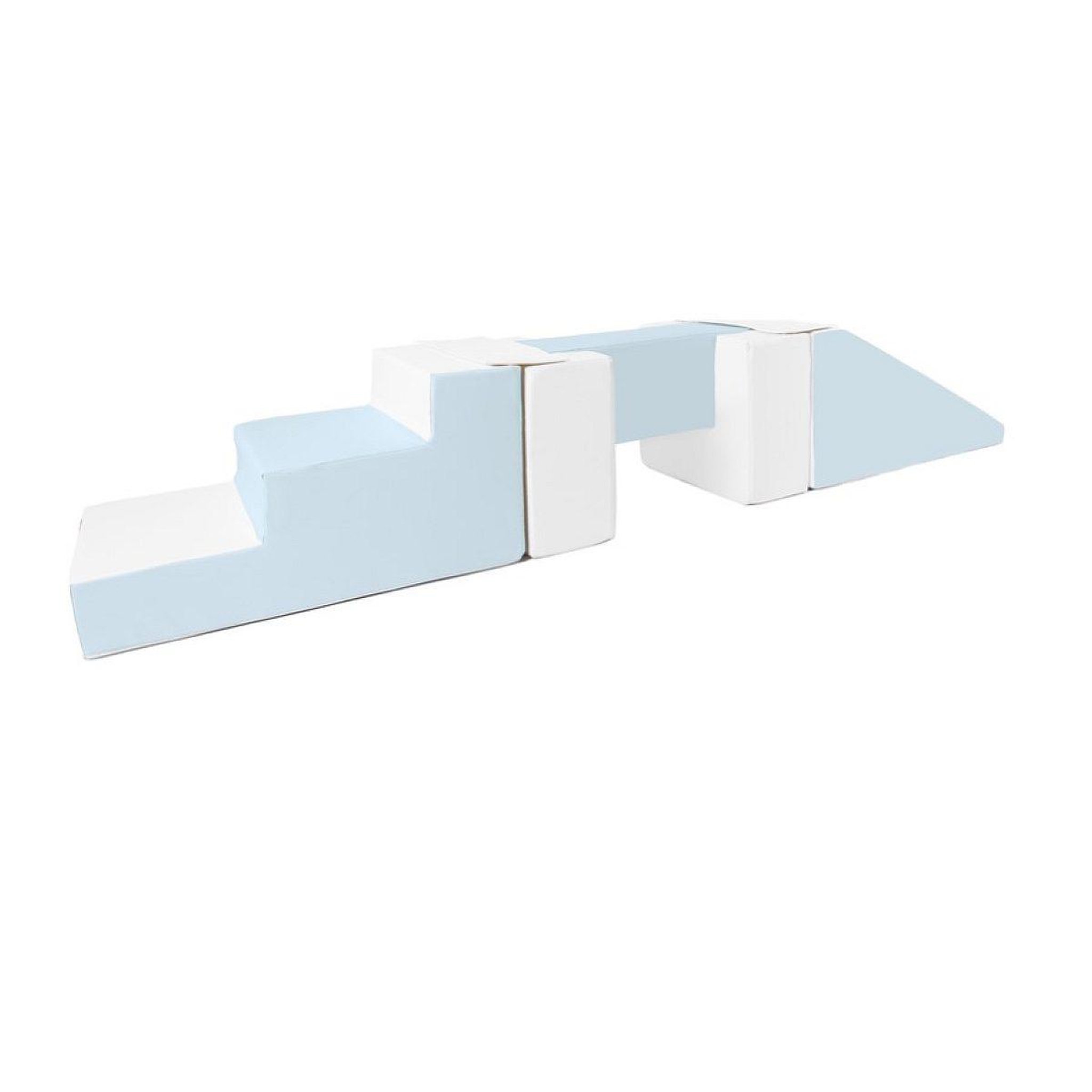 VELINDA Passerelle 5 blocs blanc bleu pastel