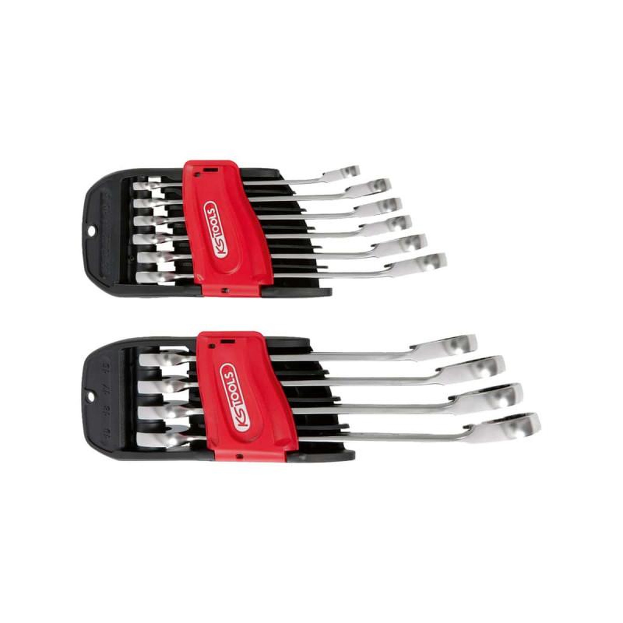 Ks Tools Jeu de clés mixtes cliquet ks tools gearplus - 10 pcs - dents réversible 503.4620