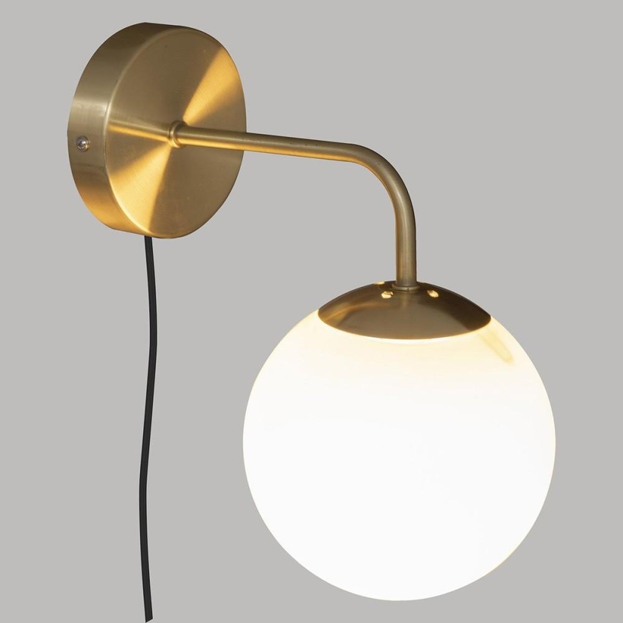 Voir la diapositive 2 : ATMOSPHERA Applique verre Dris doré D15