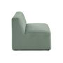 Voir la diapositive 3 : LISA DESIGN Nova - module d'assise sans accoudoirs - en velours