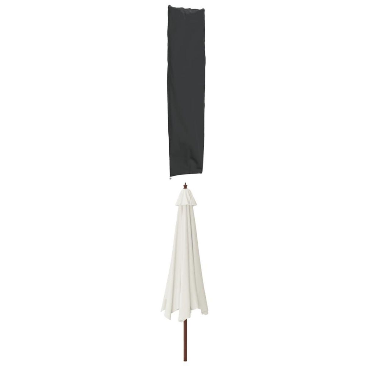 VIDAXL Housse de parapluie de jardin noir 240x57/57 cm oxford 420D