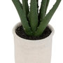 Voir la diapositive 2 : ATMOSPHERA Plante Artificielle en Pot  Aloe  29cm Vert & Beige
