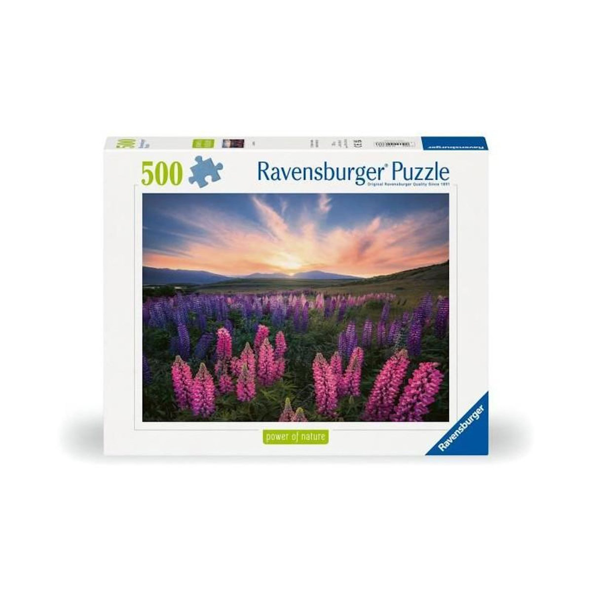 RAVENSBURGER Puzzle 500 pièces – Les Lupins – Ravensburger – Qualité supérieure – Dès 12 ans
