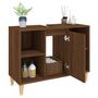 Voir la diapositive 5 : VIDAXL Meuble d évier chêne marron 80x33x60 cm bois d ingénierie