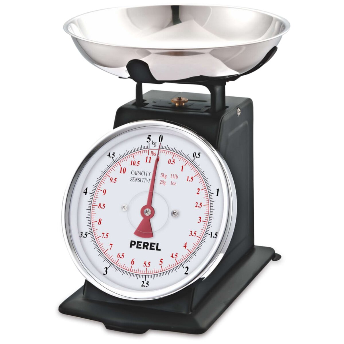Perel Perel Balance de cuisine analogique 5 kg Noir