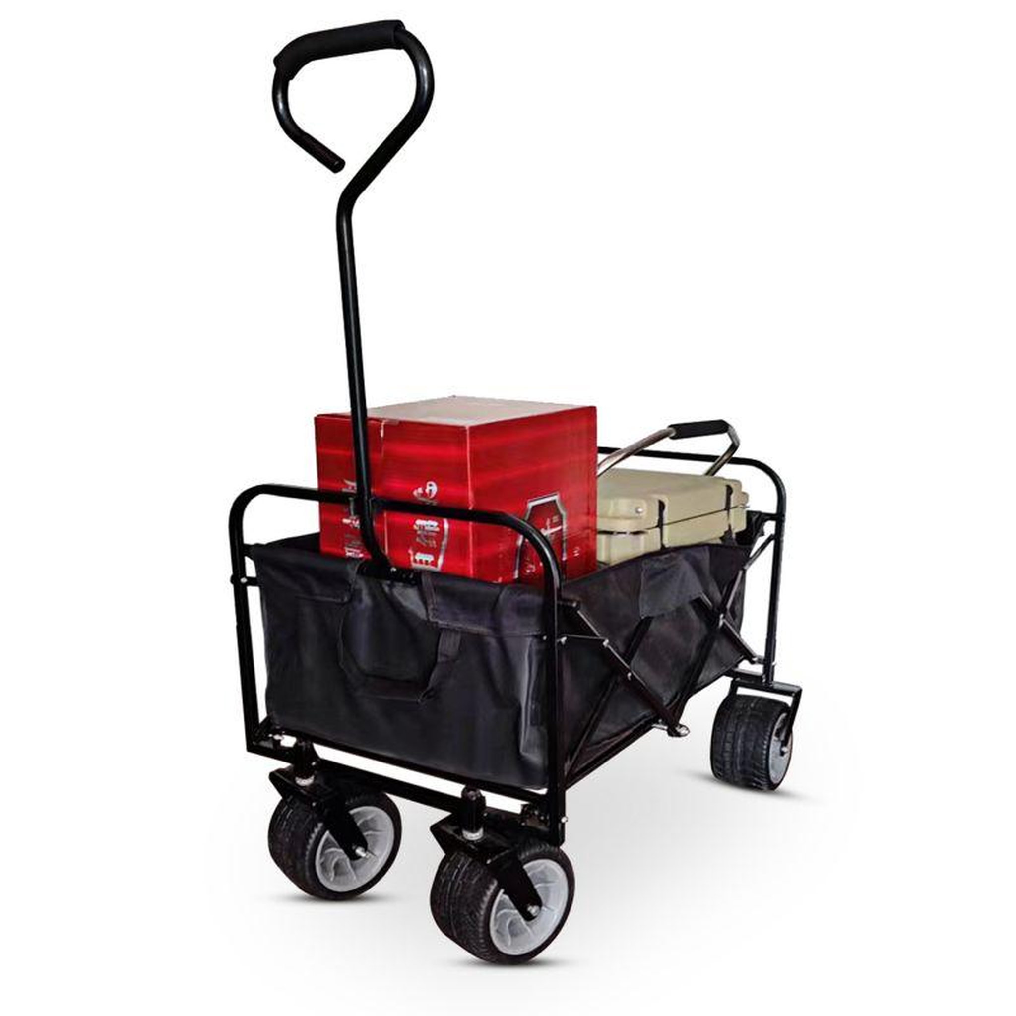 Voir la diapositive 6 : ADRENALIN Chariot de Transport Pliable Campcruiser - Utilitaire Tout terrain Camping, Plage, Jardin 93 x 56 x 122 cm - Charge 80Kg