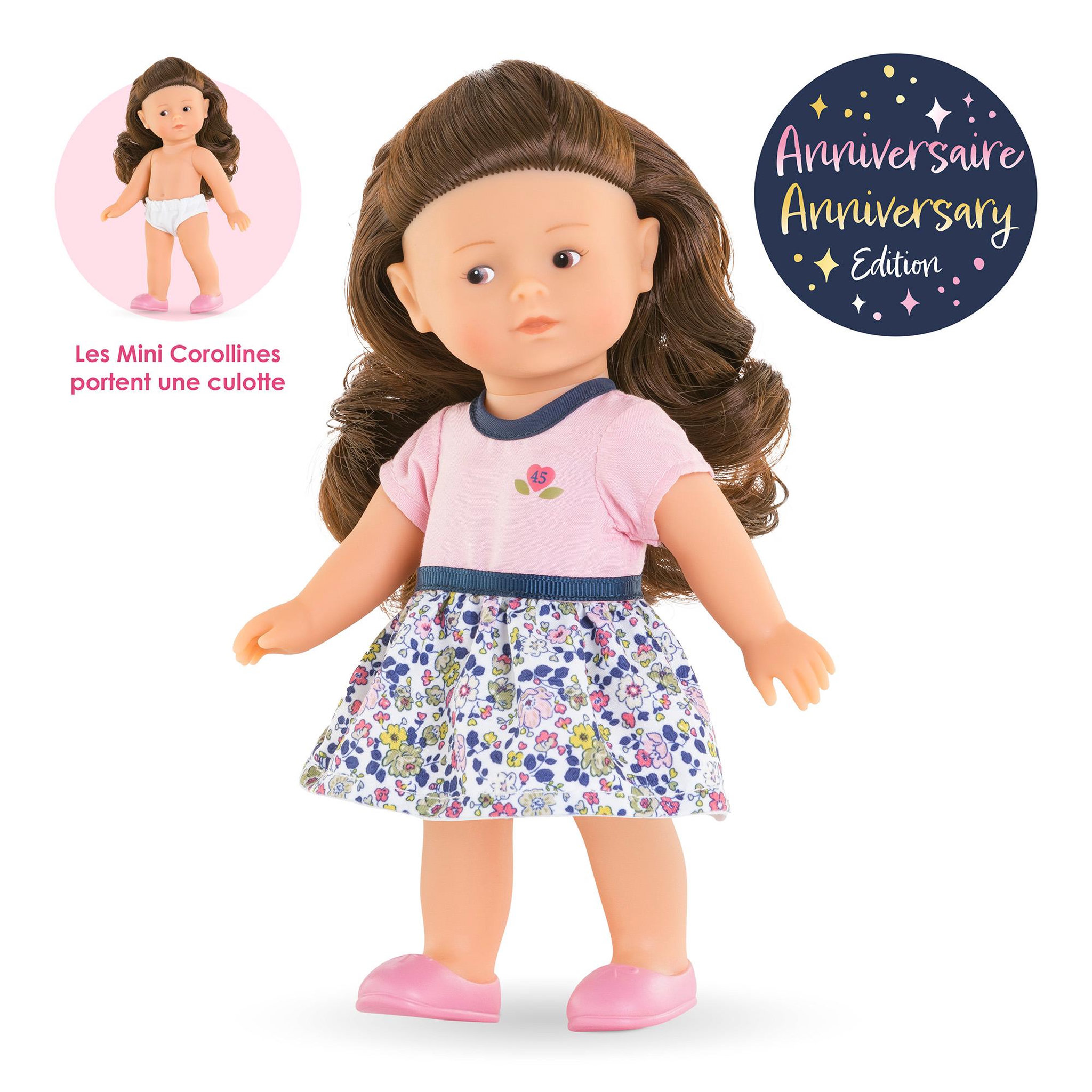 Voir la diapositive 1 : Corolle Poupée Mini Corolline Romy - Édition Anniversaire