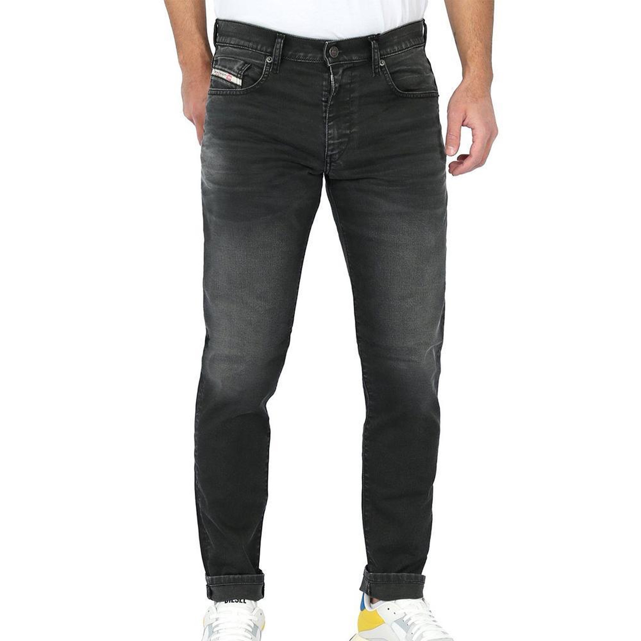 DIESEL Jean Slim Gris Homme Diesel Strukt R09KD. Coloris disponibles : Gris