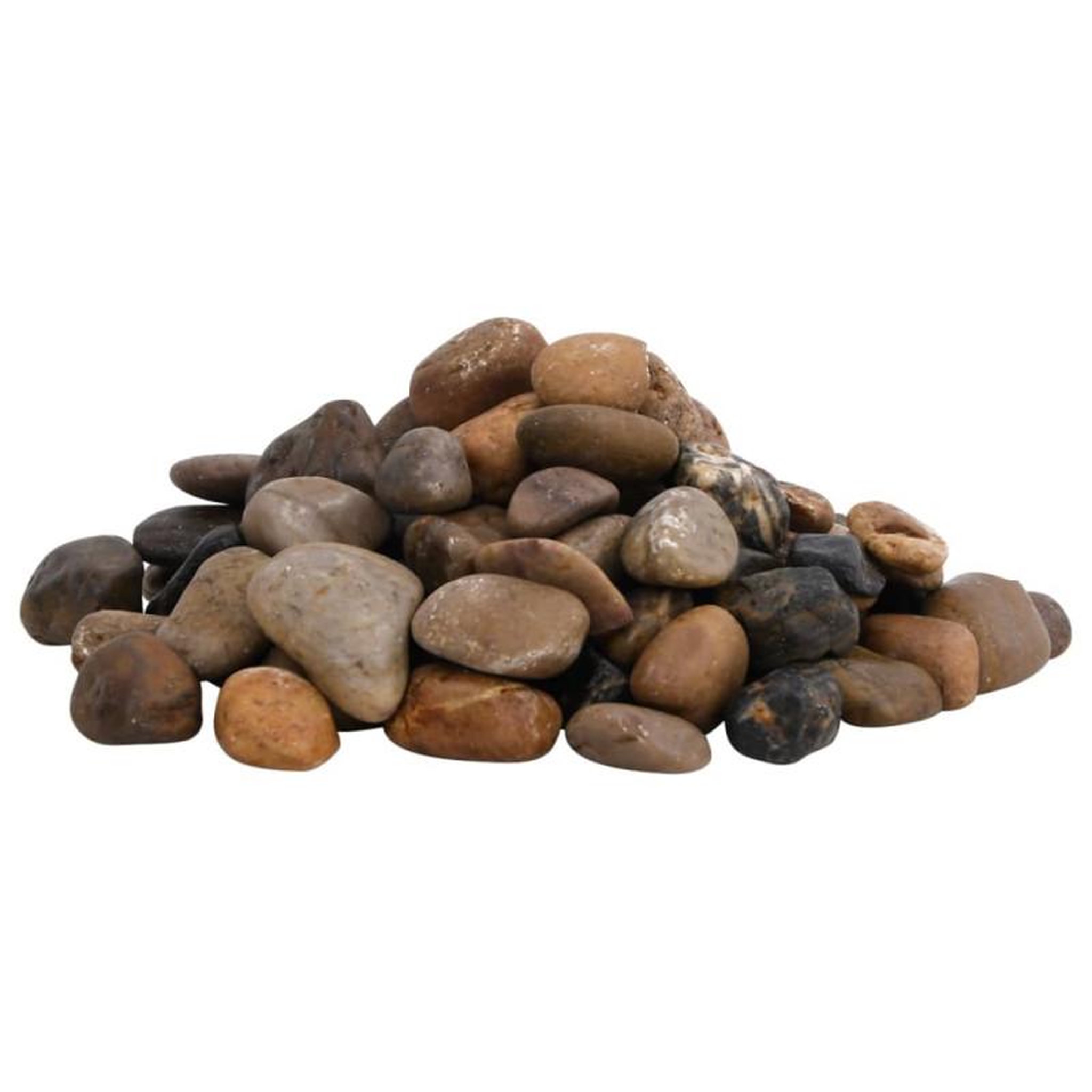 Voir la diapositive 3 : VIDAXL Galets polis 10 kg multicolores 2 5 cm