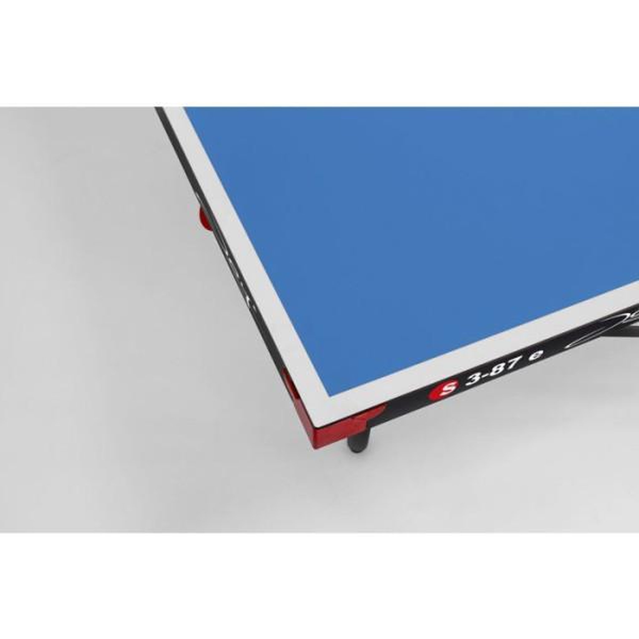 Voir la diapositive 4 : Table tennis de table - SPONETA - S3-87e - Pliable - Usage extérieur - Filet + rangements + roues multi-directionnelles - Bleu/